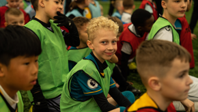 Blonde Boy Smiling